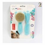 برس و شانه الیاف طبیعی لیتل وانز آبی little ones