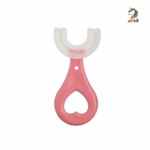 مسواک مدل یو مدل سیلیکونی چرخشی سری U با برس نرم