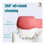 مسواک مدل یو مدل سیلیکونی چرخشی سری U با برس نرم - Image 3