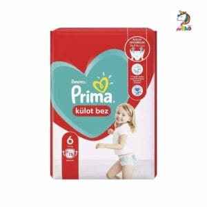 پوشک شورتی پریما سایز 6 بسته 15 عددی
