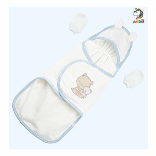 قنداق-چسبی-رزبرن-تک-چاپ-LOVELY-BEAR قنداق چسبی رزبرن تک چاپ LOVELY BEAR Rose Born - Image 1