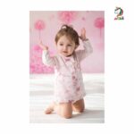 آستین بلند طرح گل رز برند بیبی دی baby day - Image 3