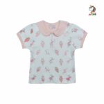 آستین کوتاه تمام چاپ نوزادی مدل پارادایس برند اسپیکو