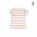 آستین کوتاه طرح خرگوش راه راه برند برگ سبز - Image 2