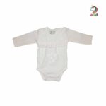 بادی زیر دکمه ای آستین بلند نوزاد طرح عروس برند بیبی دی baby day - Image 2