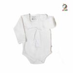 بادی زیر دکمه ای آستین بلند نوزاد طرح عروس برند بیبی دی baby day