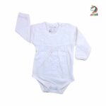 بادی آستین بلند دخترانه طرح عروس برند بیبی دی baby day