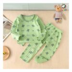 ست بلوز و شلوار بچه گانه وارداتی جنس نخی کبریتی - Image 8