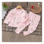 ست بلوز و شلوار بچه گانه وارداتی جنس نخی کبریتی - Image 6