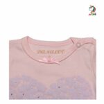 بادی آستین کوتاه نوزادی طرح قلب پفکی برند دانالو - Image 4