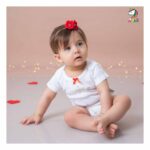 بادی آستین کوتاه نوزادی طرح گیلاس برند دانالو - Image 3