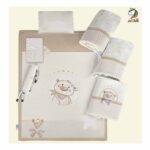 سرویس خواب هفت تکه رزبرن Roseborn TEDDY BEAR + عروسک موزیکال