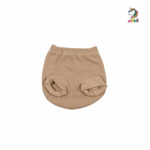 شورت نوزاد خرس کرم برند برگ سبز