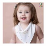 دستمال گردن نوزادی طرح گیلاس برند دانالو - Image 2