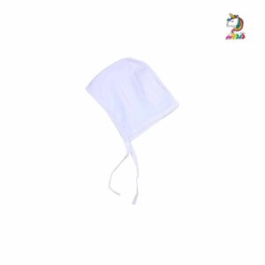کلاه بندی چین دار نوزاد طرح عروس برند بیبی دی baby day