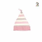 کلاه بوقی نوزاد طرح خرگوش راه راه برند برگ سبز - Image 2