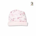 کلاه گرد نوزاد طرح گل رز برند بیبی دی baby day
