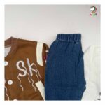 ست 3 تکه کودکانه قهوه ای sk - Image 15