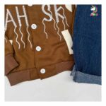 ست 3 تکه کودکانه قهوه ای sk - Image 14