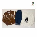 ست 3 تکه کودکانه قهوه ای sk - Image 12