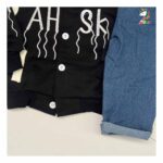 ست 3 تکه کودکانه مشکی sk - Image 3