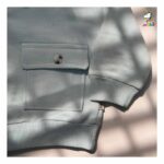 بلوز تک یقه دار تک جیب آبی بچگانه - Image 3