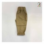 بلوز شلوار کودکانه خاکی یقه دار - Image 6