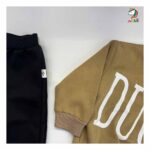 بلوز شلوار کودکانه برند دوک duk رنگ کرم - Image 6