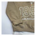 بلوز شلوار کودکانه نسکافه ای يقه دار - Image 4