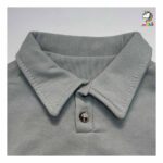 بلوز شلوار یقه دار تک جیب سبز بچگانه - Image 6