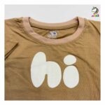 تیشرت بچگانه hi کرم - Image 3