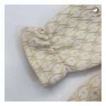 سارافون ژاکارد جلو دکمه کرم بچه گانه - Image 5