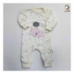 سرهمی نوزاد سفید خرس صورتی