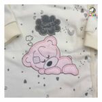 سرهمی نوزاد سفید خرس صورتی - Image 4