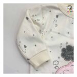 سرهمی نوزاد سفید خرس صورتی - Image 3