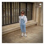 شلوار پیش بندی جین مام آبی بچگانه MNG - Image 11