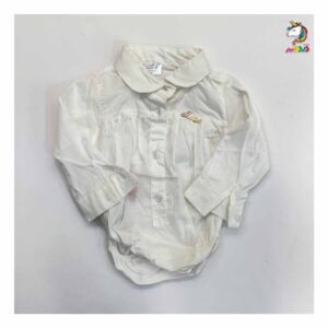 شومیز بادی دخترانه شیری مجلسی نوزاد