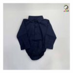 شومیز بادی مجلسی سرمه ای بچه‌گانه - Image 8