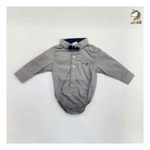 شومیز-بادی-پسرانه-طوسی-مجلسی3 شومیز بادی طوسی پاپیون دار پسرانه مجلسی - Image 1