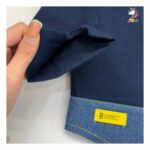 شومیز کودکانه کتان پشت گلدوزی سرمه ای - Image 7