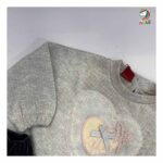 کراپ دامن بچه گانه جین مشکی - Image 4