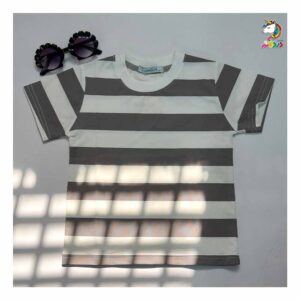 تیشرت رینگر طوسی اسپرت بچگانه