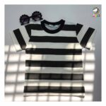 تیشرت رینگر مشکی اسپرت بچگانه