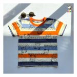 تیشرت یوگی راه راه نارنجی بچگانه