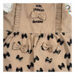 سرهمی پیش بندی پاپیون تل دار نوزادی دانالو - Image 7