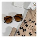 سرهمی پیش بندی پاپیون تل دار نوزادی دانالو - Image 3