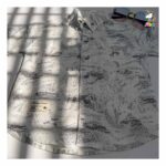 پیراهن نقلی میکرو چاپ مشکی بچگانه - Image 2