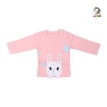 آستین بلند دخترانه خرگوش تکه دوزی برند برگ سبز