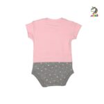 زیر دکمه دار کوتاه دخترانه خرگوش تکه دوزی برند برگ سبز - Image 2