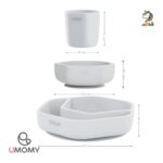ست غذاخوری 3 تکه سیلیکونی یومامی umomy - Image 3
